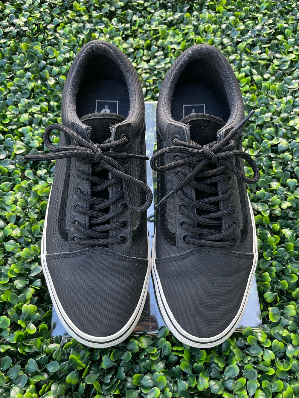 Vans Charcoal and White Casual Shoes size mens 8.5 women’s 10